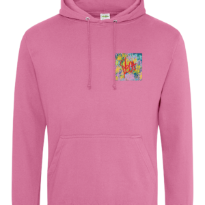 Seca Tagged Hoodie - in Candyfloss Pink