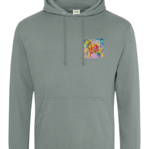 Seca Tagged Hoodie - in Dusty Green
